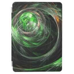 Around the World Green Abstract Art iPad Air Cover