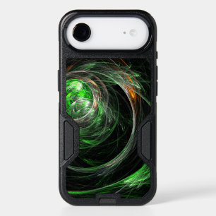 Around the World Green Abstract Art iPhone 17 Air Case