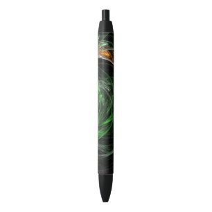 Around the World Green Abstract Art Pen