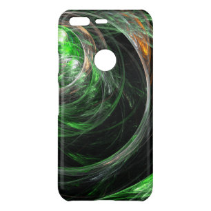 Around the World Green Abstract Art Uncommon Google Pixel Case