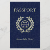 around the world : passport (Front)