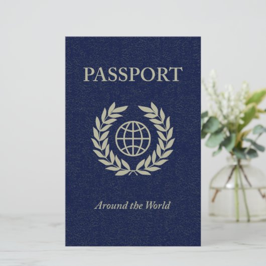 around the world : passport (Standing Front)