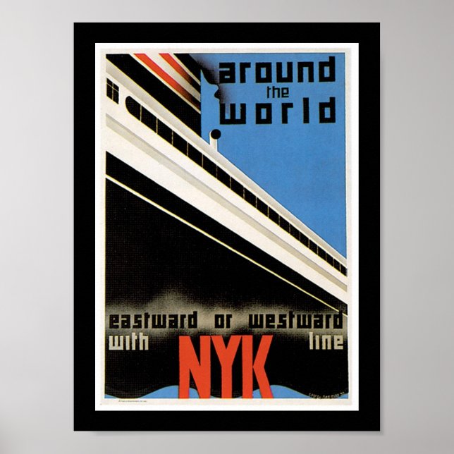 Around the World with NYK Poster (Front)