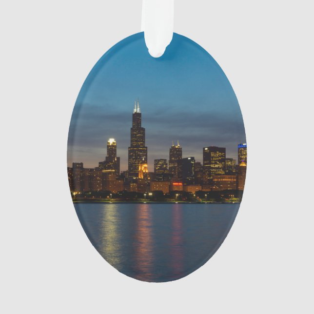 Around Willis At Night Ornament (Back)