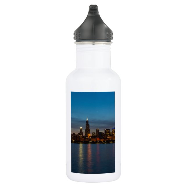 Around Willis At Night Water Bottle (Right)