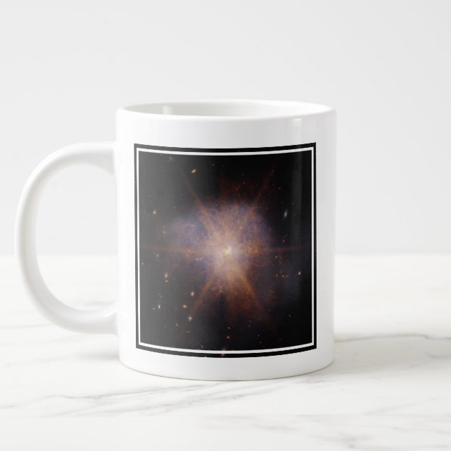 Arp 220 Lights Up The Night Sky Giant Coffee Mug (Left)