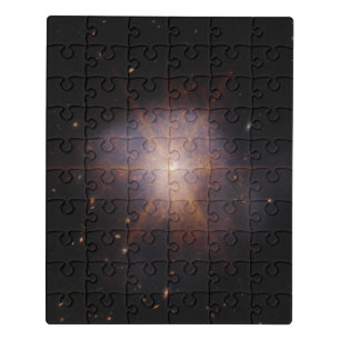 Arp 220 Lights Up The Night Sky Jigsaw Puzzle