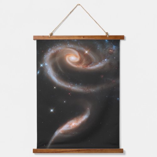 Arp 273 Interacting Galaxies In Andromeda Hanging Tapestry