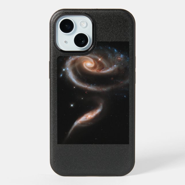 Arp 273 Interacting Galaxies In Andromeda. iPhone 15 Case (Back)