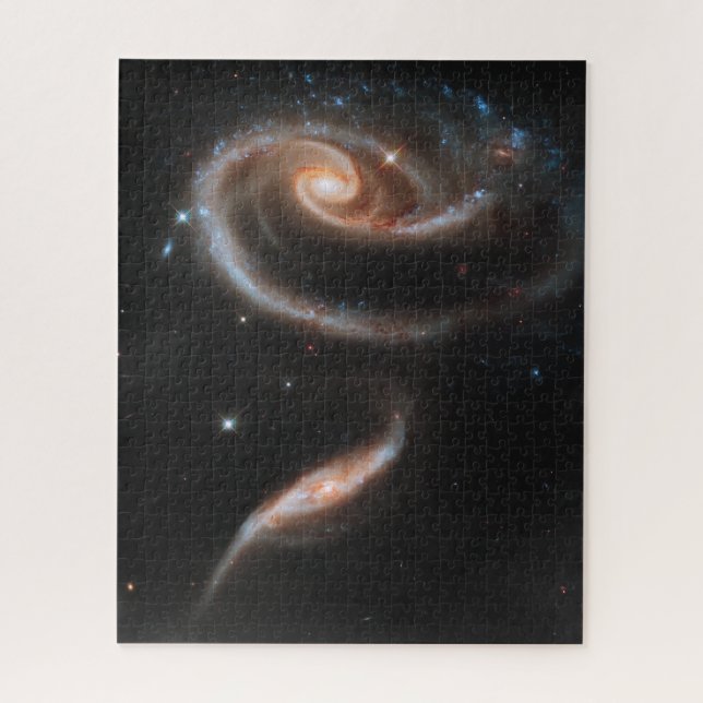 Arp 273 Interacting Galaxies In Andromeda. Jigsaw Puzzle (Vertical)