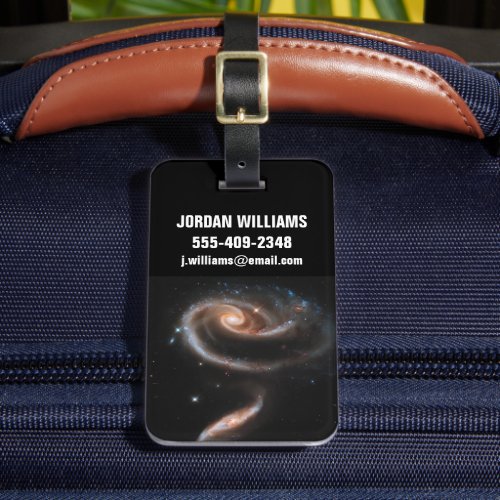 Arp 273 Interacting Galaxies In Andromeda Luggage Tag