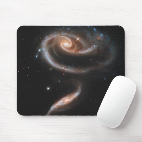 Arp 273 Interacting Galaxies In Andromeda Mouse Pad