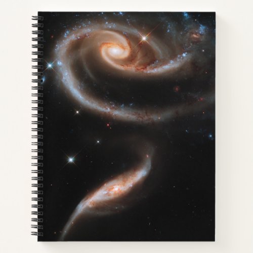 Arp 273 Interacting Galaxies In Andromeda Notebook