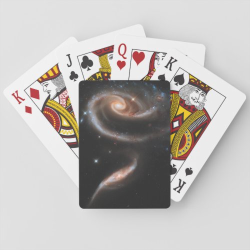 Arp 273 Interacting Galaxies In Andromeda Playing Cards