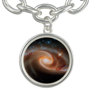 Arp 273 Rose Galaxies Hubble Outer Space Photo Bracelet