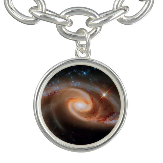 Arp 273 Rose Galaxies Hubble Outer Space Photo Bracelet (Design)