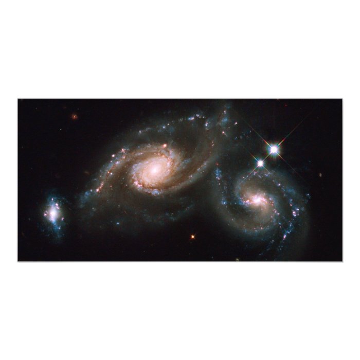 Arp 274 Galaxies NASA Space Custom Photo Card