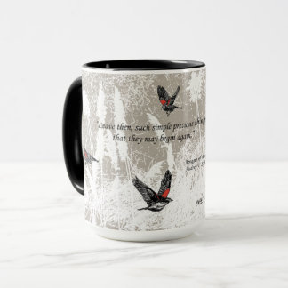 "Arpeggio of Redwings" coffee mug