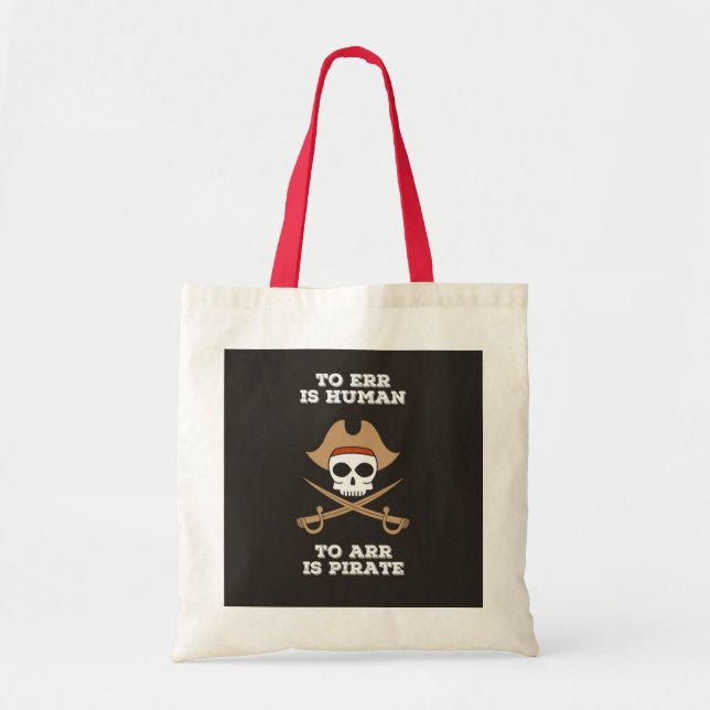 Arr like a Pirate Tote Bag (Front)
