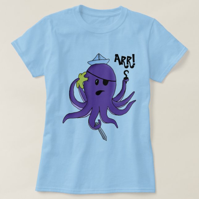ARR! Octopus T-Shirt (Design Front)