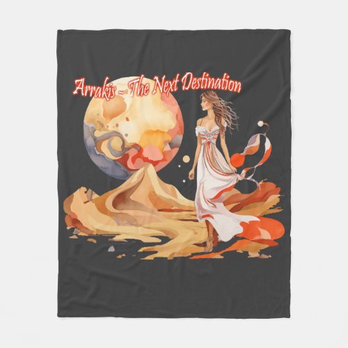 Arrakis _ The Next Destination Fleece Blanket