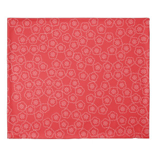 Arranged a traditional Japanese casual kimono patt Duvet Cover