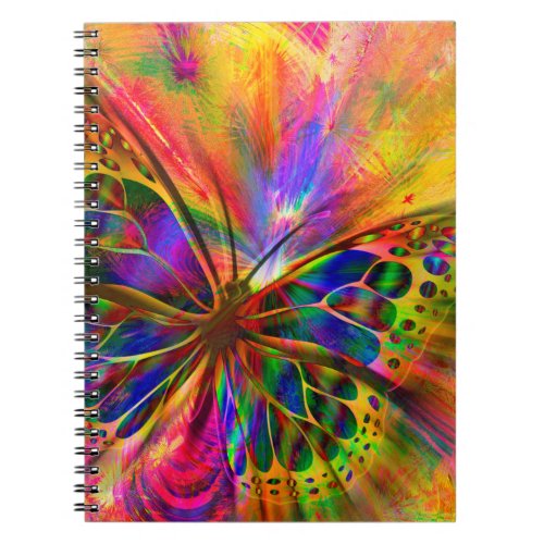 Arrangement butterfly aesthetics notebook