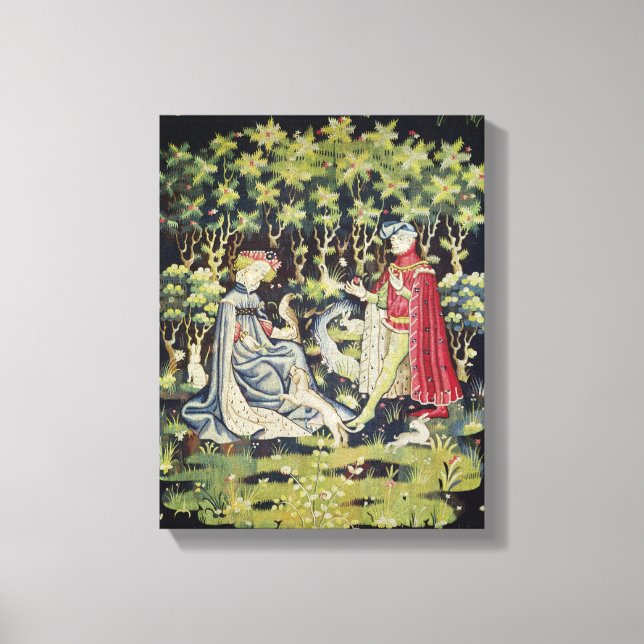 Arras Tapestry, Offering of the Heart Canvas Print (Front)