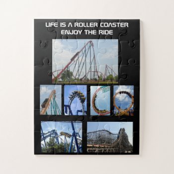Array Of Roller Coasters Jigsaw Puzzle by paul68 at Zazzle