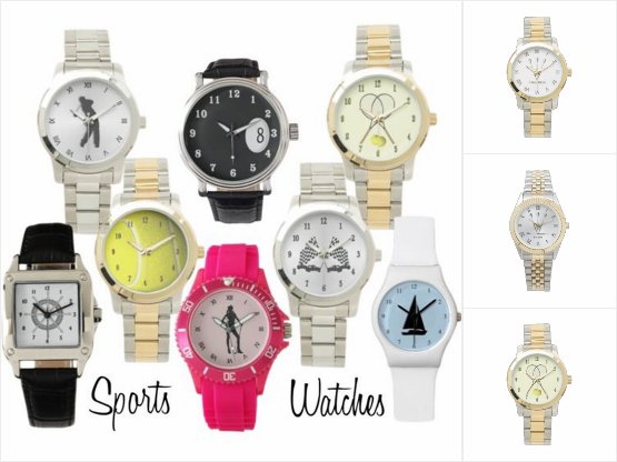 Array of Sports Design Wristwatches 