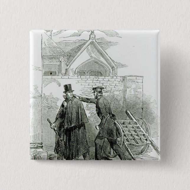 Arrest of Mr. Smith O'Brien Pinback Button (Front)
