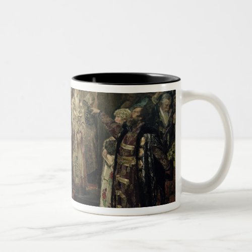 Arrest of the metropolitan Philip 1910 Two_Tone Coffee Mug