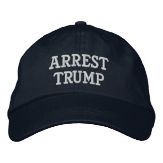 ARREST TRUMP EMBROIDERED BASEBALL CAP