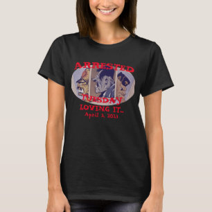 Arrest Trump FW FV HG Tuesday USA FLAG AMERICA T-Shirt