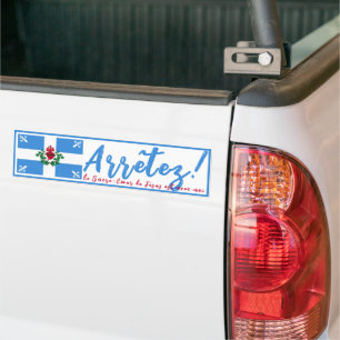 Arrêtez! Bumper Sticker