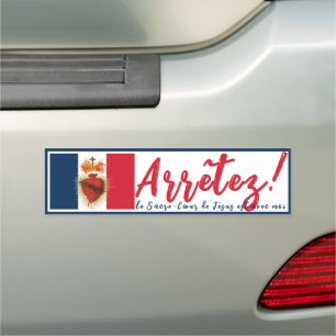 Arrêtez! Car Magnet