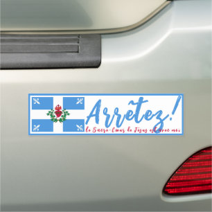 Arrêtez! Car Magnet