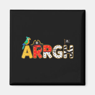 Arrgh pirate halloween kids costume pumpkin trick magnet