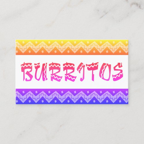 arriba burittos loyalty punch card loyalty card