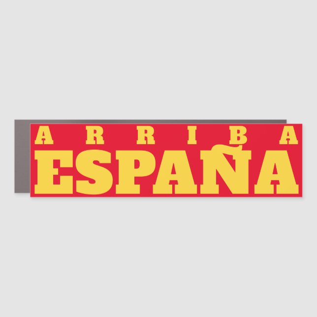 ARRIBA ESPAÑA CAR MAGNET (Front)
