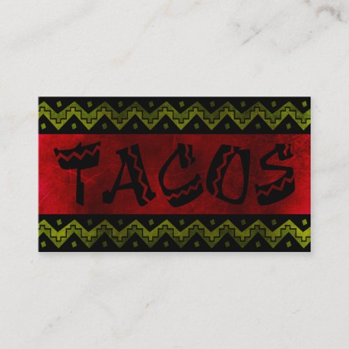 arriba taco stand loyalty punch card loyalty card