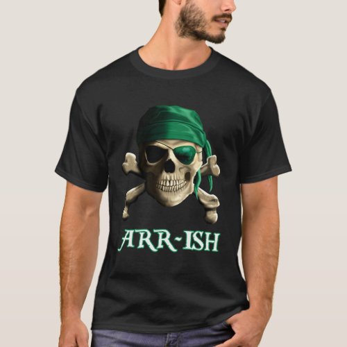 Arrish Pirate Saint Patricks Day T_Shirt