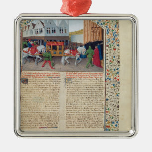 Arrival of Emperor Charles IV Metal Ornament