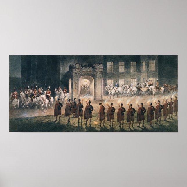 Arrival of Nicholas II at Balmoral Castle Poster (Front)