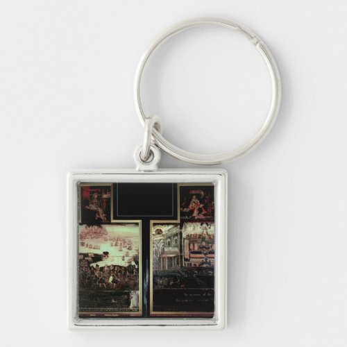 Arrival of Queen Elizabeth I at Tilbury Keychain