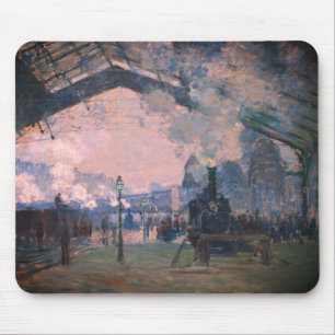 Arrival of the Normandy Train, Gare Saint-Lazare: Mouse Pad