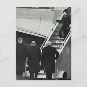 Arrival Queen Elizabeth II as Queen Postcard