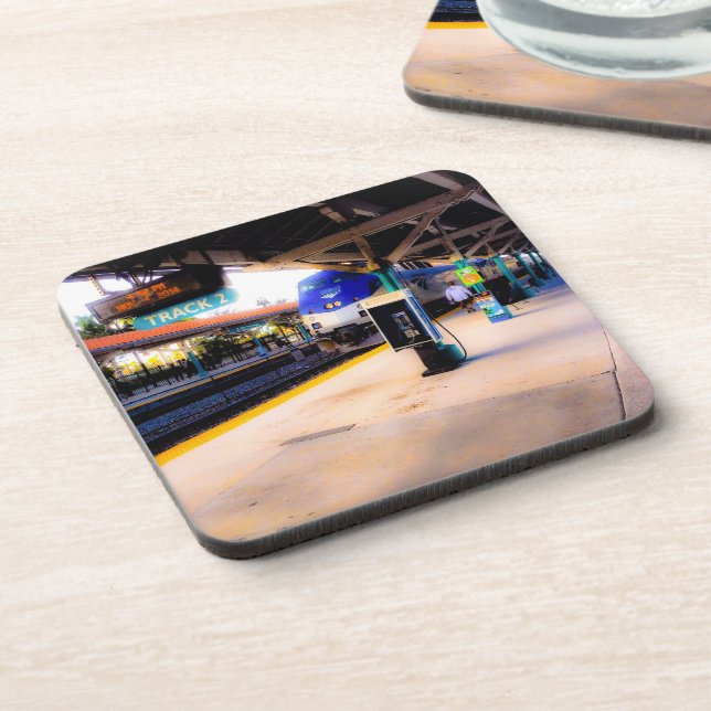 Arrival Track 2 Beverage Coaster (Left Side)