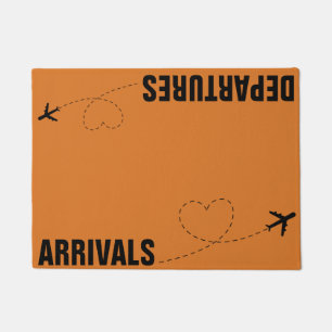 Arrivals & Departures,Airplane Mat, Doormat