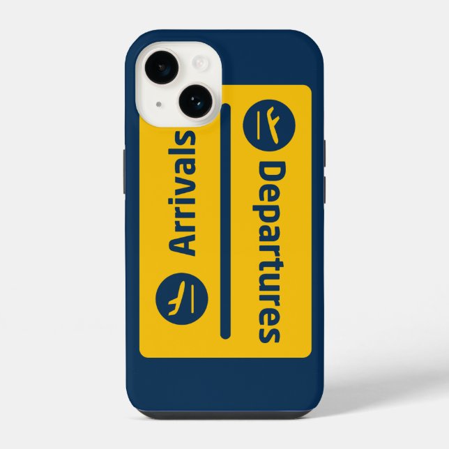Arrivals/Departures iPhone Case (Back)